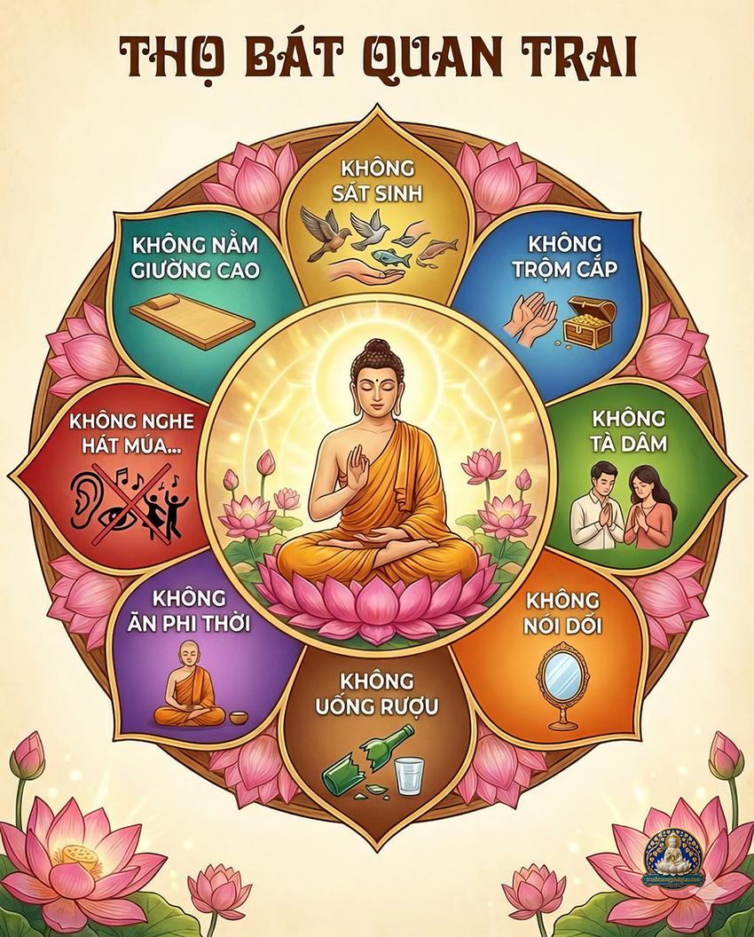 Tranh Thọ Bát Quan Trai